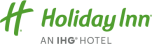 The Logo for Holiday Inn, an Intercontinental Hotels Group Hotel.